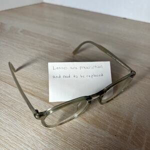 Prada VPR13T-F VAW-1O1 Eyeglasses Transparent Gray Beige 51-20-145 Italy